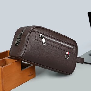 Custom <b>Mens</b> Leather Toiletry <b>Bag</b> Travel <b>Wash</b> Pouch Grooming Kit Organizer Cosmetic Storage <b>Bag</b> Portable Zipper Dopp Kit - Product Image 5