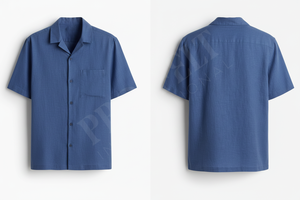 Nouvelle Collection 2026 – Chemise Habillée Décontractée Unie à Manches Courtes et Boutons – Confortable et Élégante – Vente en Gros - Product Image 3