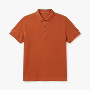 Polo pour homme, coupe confortable, manches courtes, col classique, pour l'été, les sports de plein air, le quotidien, vert, tendance, confortable - Product Image 1