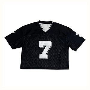 Camiseta Deportiva de Malla para Hombre, Diseño Personalizado de Fútbol Americano, Estilo Vintage, Corte Holgado, con Impresión por Sublimación Transpirable - Product Image 1