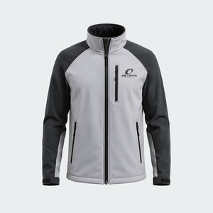 Chaqueta Softshell Transpirable para Hombre con Cuello Alto y Logotipo Frontal Personalizado, Precio al por Mayor, Último Diseño, Alta Calidad, Precio Razonable - Product Image 6