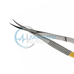 Tijeras Microquirúrgicas Castroviejo TC de 18 cm, Rectas y Curvas, de Carburo de Tungsteno y Acero Inoxidable, Instrumento Quirúrgico - Product Image 4