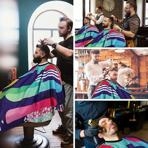 เสื้อคลุมแต่งผมผ้าน้ำหนักเบาระบายอากาศสวมใส่สบายออกแบบได้ตามต้องการ - Product Image 3