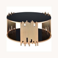 Table basse moderne tendance en métal et verre, design élégant, couleur argent, fabrication artisanale, couleur et taille personnalisables, pour la maison et l'hôtellerie