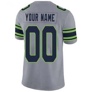 Maillot de football américain à manches courtes, nouveau design, vierge, grande taille, style américain - Product Image 2