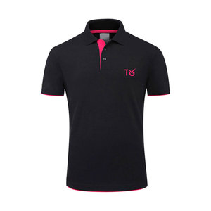 Chemise polo pour homme de haute qualité, style classique, manches courtes, tissu doux en coton/polyester - Product Image 1