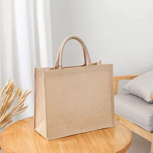 Large Size Jute Shopping <b>Bag</b> with Strong Handles for Heavy Items - Product Image 3