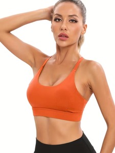 Soutien-gorge de sport léger et sans coutures pour femme, respectueux de l'environnement, avec bretelles en Y - Soutien moyen, idéal pour le yoga et l'entraînement - Product Image 3