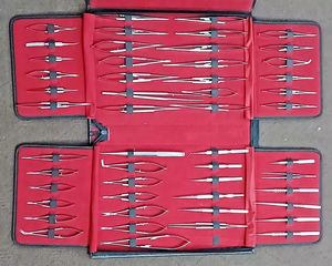 Kit d'instruments de micro-chirurgie oculaire manuels professionnels en acier inoxydable, pinces porte-aiguilles, ciseaux chirurgicaux fins pour hôpital - Product Image 1