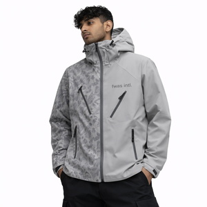 Chaqueta Ligera Impermeable para Hombre, con Capucha, Cortavientos, para Exteriores, con Paneles de Camuflaje, Estilo Urbano, Venta al Por Mayor - Product Image 2