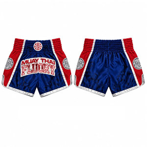 Servicio OEM, Shorts de Muay Thai Unisex Personalizados al por Mayor, Nueva Llegada, Marca Privada, Logotipo Frontal, Ropa de Artes Marciales y Boxeo 100% - Product Image 1