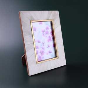 Cadre photo en os incrusté fait main, cadre élégant en os incrusté, cadeau personnalisé raffiné - Product Image 2