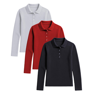 Custom Embroidered Solid Knitted Women's for <b>Shirts</b> 100% Polyester Fabric Quick Dry Breathable Teamwear Golf Sports - Product Image 3