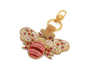 Decorative Embraided Leaf Beadwork Keychain Lightweight Keyring Chic charms For <b>Keys</b> Bag Gift Fashion <b>Key</b> Holder Statement Piece - Product Image 2