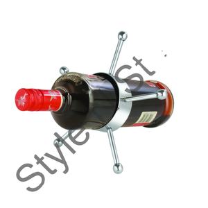 Porte-bouteille de vin en acier inoxydable porte-bouteille simple support de vin en métal démontable pour bars vente en gros - Product Image 1