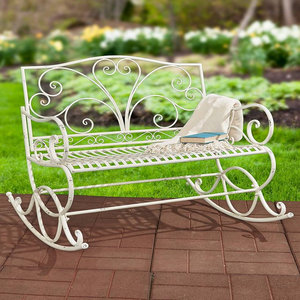 Premium Wrought Iron <b>Table</b> and Chairs Decorative Outdoor Furniture <b>Set</b> for Luxury Gardens and Elegant Patios - Product Image 1