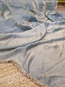 Sari de seda Fendi plateado preconfeccionado y listo para usar en un minuto, con caída fluida y blusa hecha a medida |   Ropa de fiesta de talla única - Product Image 6