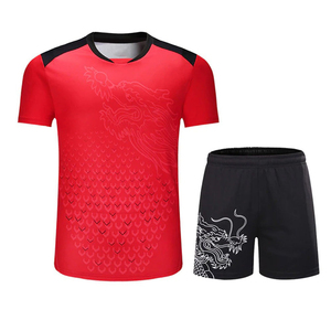 Professional Custom Men's Adult Printed <b>Tennis</b> Uniform Sets Eco-Friendly Seamless Anti-UV Moisture Wicking Spandex/Polyester - Product Image 1