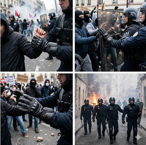 Guantes de Cuero de Uso General de 9 oz, Resistentes a Cortes, Pinchazos, Antideslizantes y Anti-Impactos, con Protección Completa para los Dedos - Product Image 4