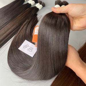 Human <b>Hair</b> Bundles Raw Vietnamese <b>Hair</b> Bulk 100% Cuticle Aligned High Quality Bulk <b>Hair</b> Extensions - Product Image 2