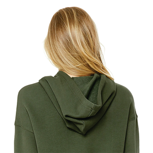 Sudadera con capucha extragrande de algodón grueso para mujer, personalizada en pequeñas cantidades, con letras bordadas, para invierno/otoño, ODM - Product Image 6