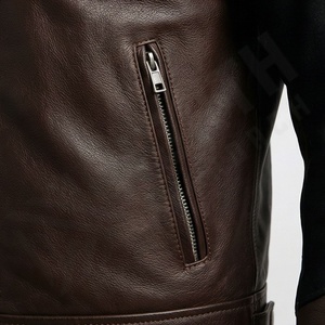 Veste de moto en cuir véritable pour homme de qualité supérieure, nouvelle arrivée, vestes de moto d'hiver, protections amovibles, personnalisables - Product Image 5