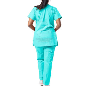 Latest Style <b>Work</b> Wear Medical <b>Scrub</b> Uniform Light Weight Solid Color Medical <b>Scrub</b> Uniform - Product Image 2