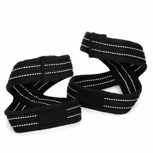 Anti Slip Figure 8 Powerlifting Straps High <b>Strength</b> Cotton Wrist Support for Bodybuilding <b>Strength</b> <b>Training</b> Gear - Product Image 6
