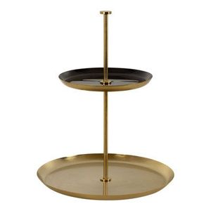 New Design Round Gold Plated Metal Serving <b>Chocolate</b> Tray for Kitchenware and Tabletop Usage Available in Bulk - Product Image 1