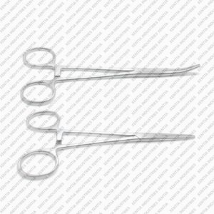 Pinzas Hemostáticas Quirúrgicas Rankin Crile Rectas y Curvas con Bloqueo y Mordaza Dentada, Instrumento de Acero Inoxidable - Product Image 4