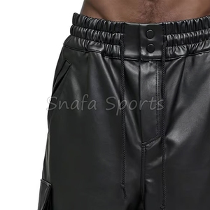 กางเกงขาสั้นแฟชั่นสตรีทแวร์หนังแท้คุณภาพพรีเมียมสำหรับฤดูร้อน ขายส่งและรับสั่งทำ - Product Image 6