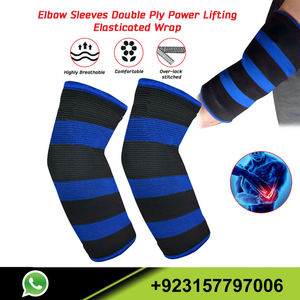 Manchon de compression double épaisseur pour coudes et genoux, personnalisé, pour haltérophilie et musculation, durable, grande taille, vente en gros - Product Image 5