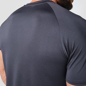 New Arrival Custom Made Men's Solid Crew Neck Gym T-Shirts High Quality Eco-Friendly Breathable Anti-Wrinkle 100% Cotton Knitted - Product Image 3