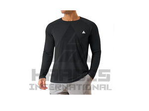 Camiseta de Manga Larga para Hombre, Personalizada, de Color Sólido, Estilo Urbano - Product Image 4