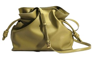 Royaa <b>Soft</b> Genuine <b>Leather</b> Bucket <b>Bag</b> Drawstring Closure Single Strap Crossbody Tote Handmade Luxury Fashion up to 5L Capacity - Product Image 3