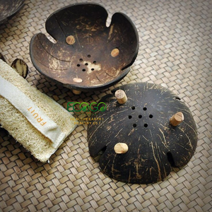 <b>Coconut</b> Shell <b>Soap</b> Dish Handmade Natural <b>Soap</b> Holder for Bathroom Vanity Spa Amenities and Hotel Guest Rooms Eco2go Vietnam - Product Image 6