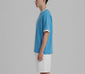 เสื้อยืดผู้ชายคอลเลคชั่นใหม่ 22 แบบ สำหรับฤดูร้อน ผ้าฝ้ายถัก 100% ระบายอากาศได้ดี - Product Image 6