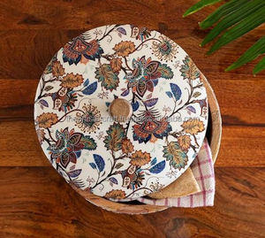 Caja de Madera Esmaltada a Mano para Chapati con Tapa, Estilo Náutico, Artesanía Europea, Recuerdo de Cocina, para Guardar Roti Pulido - Product Image 4