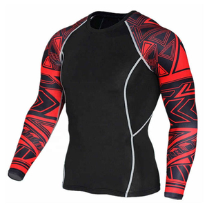 Vêtements d'hiver pour hommes, chemises à manches longues de compression, leggings, ensemble 2 pièces, combinaisons de jogging longues - Product Image 6