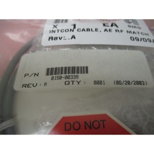 สายเคเบิล NEW AMAT 0150-00339 INTCON, AE RF MATCH - อุปกรณ์และอะไหล่เซมิคอนดักเตอร์ระดับโลกที่เชื่อถือได้ - Product Image 3