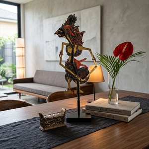 Marioneta de Sombra Wayang Kulit de Cuero Indonesio Hecha a Mano, Decoración de Mesa Cultural Tradicional Javanesa, Arte Étnico, Recuerdo - Product Image 6