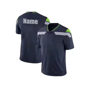 Camiseta de Fútbol de Club, Personalizada con Nombre de Equipo, Verano, 100% Poliéster, Transpirable, de Secado Rápido, Manga Corta, Cuello en V, Unisex, Adulto, Talla Grande - Product Image 6