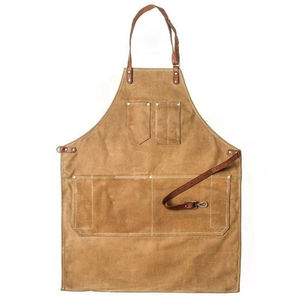 Professional Heavy-Duty <b>Leather</b> <b>Apron</b> Adjustable Size for Men for Barber <b>Aprons</b> Premium Quality for Wholesale Customized - Product Image 2