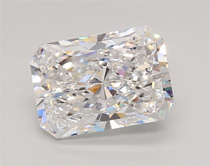 Diamante cultivado en laboratorio de 2.04 quilates, corte rectangular con esquinas rectas, corte brillante modificado, claridad VVS1, corte excelente. - Product Image 2