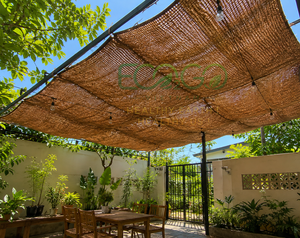 Voile d'ombrage naturelle en fibre de coco pour extérieur, auvent solaire pour jardin, patio, plage, bord de piscine, complexe hôtelier Eco2go Vietnam - Product Image 5