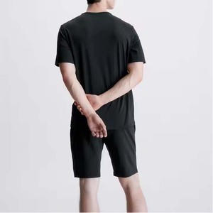 ชุดเสื้อยืด 2 ชิ้น ผู้ชาย ELEGANT CORPORATION รุ่นลำลองสำหรับฤดูร้อน คอกลม ผ้าโพลีเอสเตอร์/คอตตอนถัก ระบายอากาศได้ดี ไร้ตะเข็บ - Product Image 2