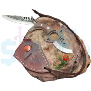 Handmade Carbon Steel <b>Fish</b> Shaped Skinner <b>Knife</b> Powder Coated Hunting Camping <b>Knife</b> Custom OEM Gift for Birthday & Anniversaries - Product Image 5