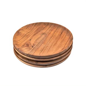 Plateau de service rond standard en bois de manguier, ustensile de cuisine pour la maison et les tables de mariage, pour servir les boissons et les aliments - Product Image 6