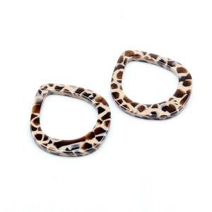 Women Jewelry Resin <b>Earrings</b> High Quality <b>Top</b> Style Customized Size Women Fashion Jewelry Resin <b>Earrings</b> 2026 Design - Product Image 2