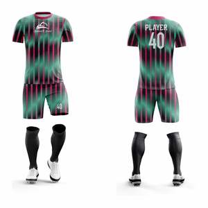 Uniformes de fútbol personalizados 100% poliéster, uniformes deportivos, fabricante OEM ODM, uniformes de fútbol con logotipo personalizado - Product Image 1